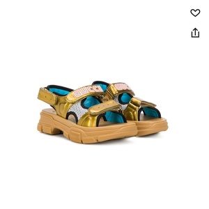 Gucci Toddler Sandals (gold)